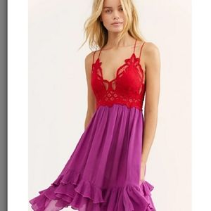 Sexy! Free People Adella Lace Mini Dress